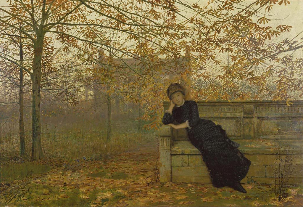 Autumn Regrets, by John Atkinson Grimshaw, 1882