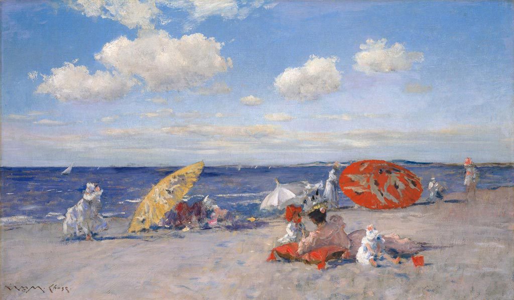 At the Seaside, William Merritt Chase, 1892. Metropolitan Museum of Art.